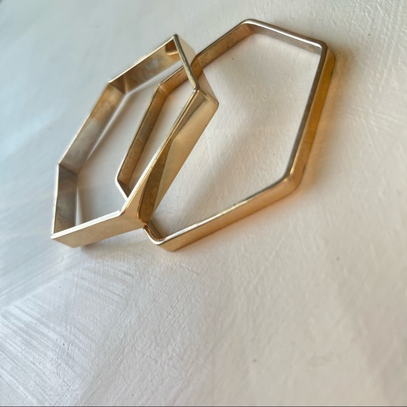 Gold bangle set - Picture 4 of 5